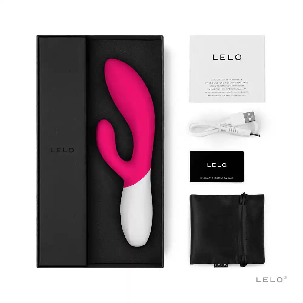 Vibrador Rabbit Lelo Ina Wave 2 Fucsia