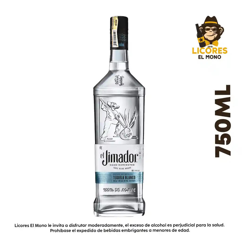 Tequila Jimador Blanco 750ml