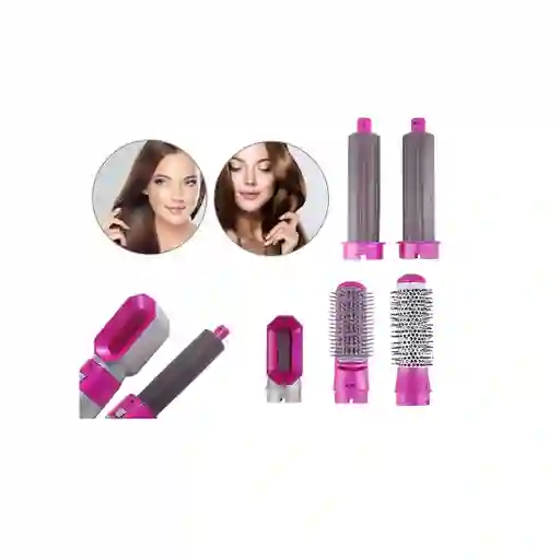 Secador Cepillo Para El Cabello Electrico 5 En 1