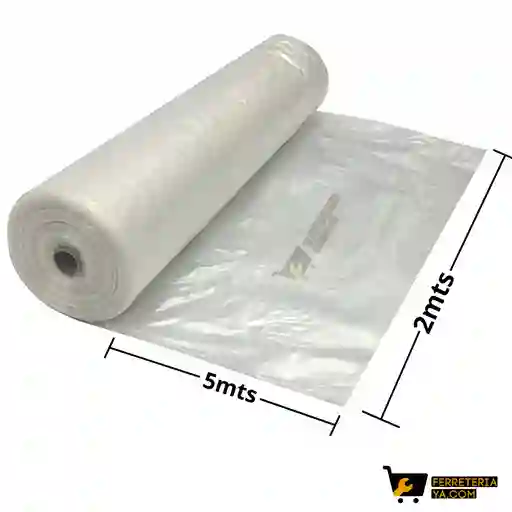 Plastico Transparente 2mts X 5mts