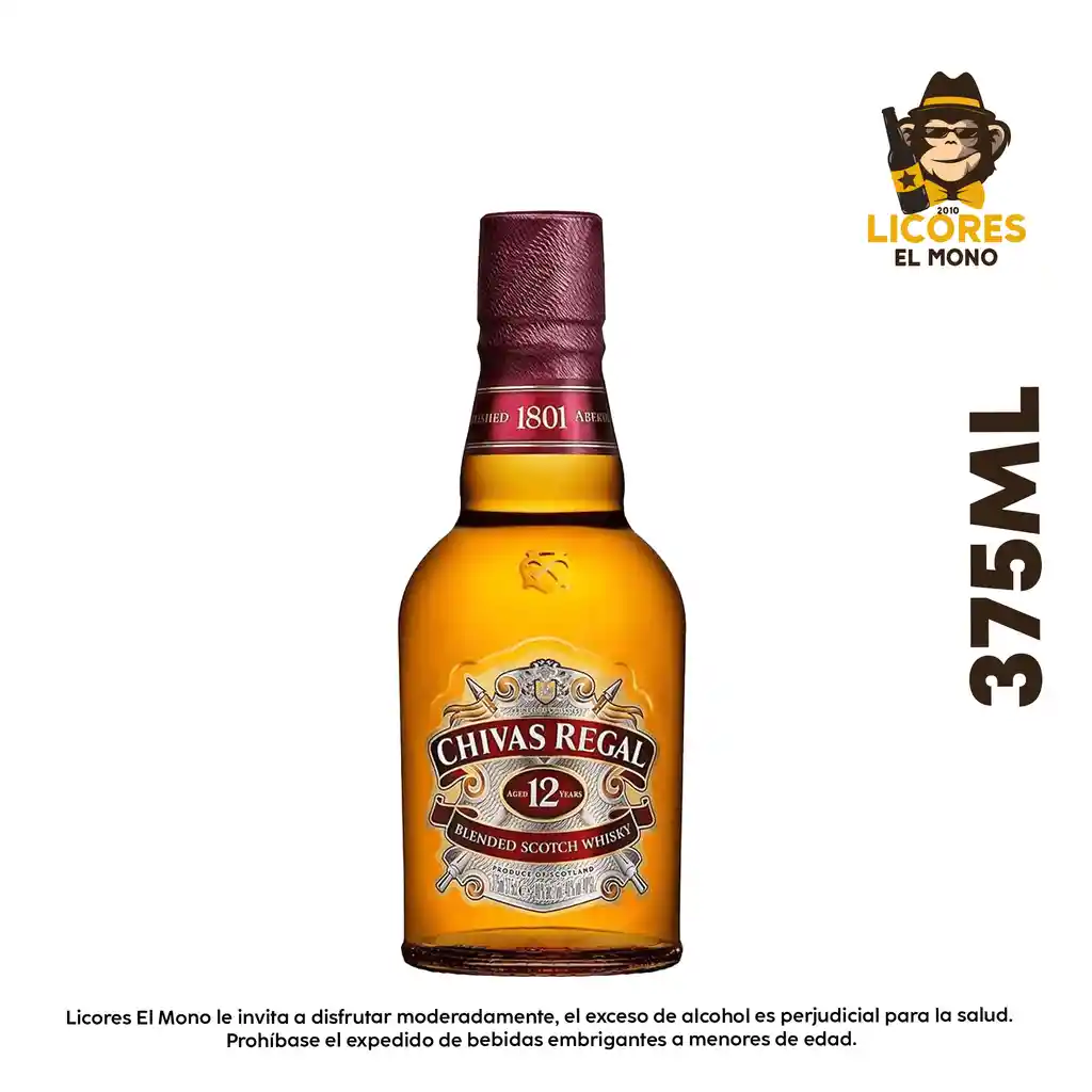 Whisky Chivas 12 Años 375ml