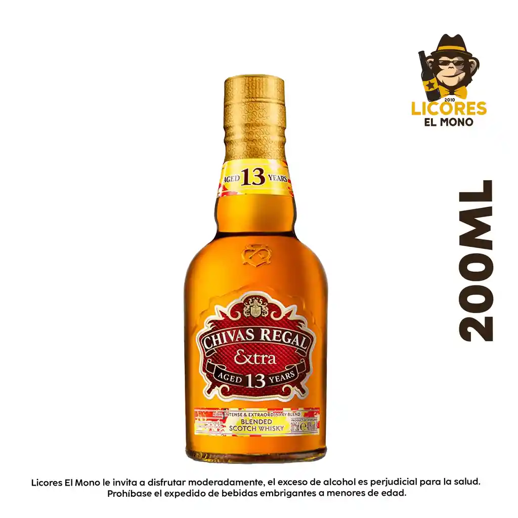 Whisky Chivas Regal 13 Años Extra 200ml