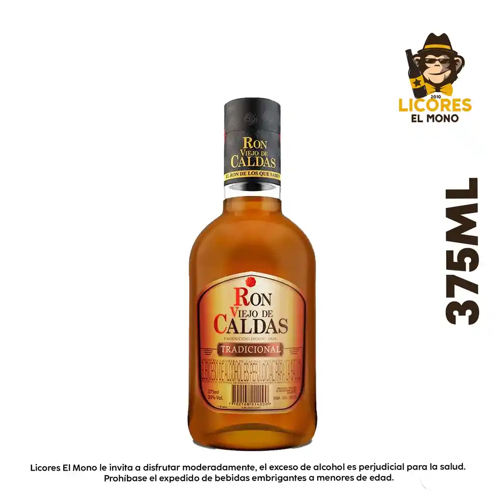 Ron Viejo De Caldas 375ml