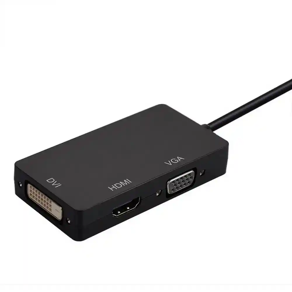 Adaptador 3 En 1 Mini Display Port A Vga-hdmi-dvi
