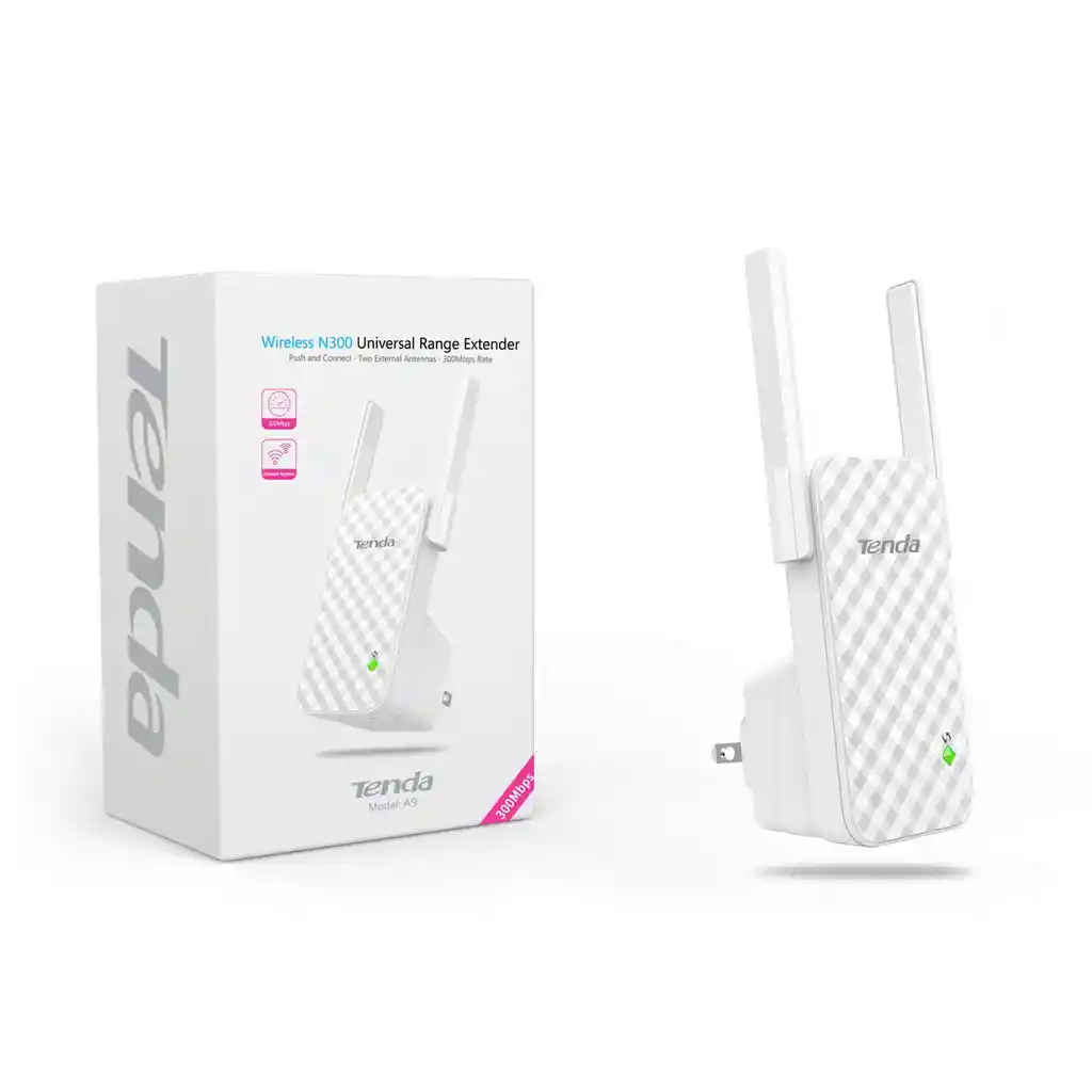 Extensor Universal De Rango N300 Mbps Modelo A9