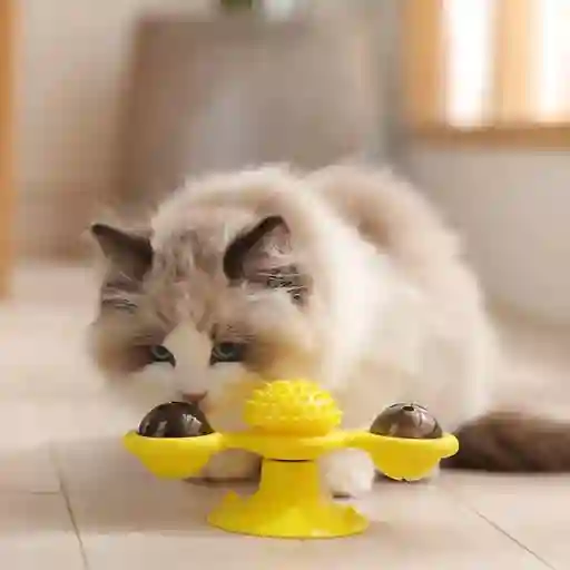 Molino De Viento Juguete Interactivo Para Gatos