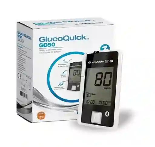 1 Glucómetro Glucoquick Gd50 Diamond