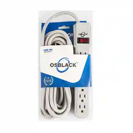Multitoma 6 Puestos Grande Osblack 3 Metros U83 Fina