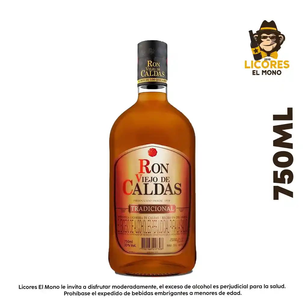 Ron Viejo De Caldas 750ml