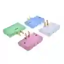 Adaptador De Toma Corriente 3 Salidas Giratorio 180 Grados