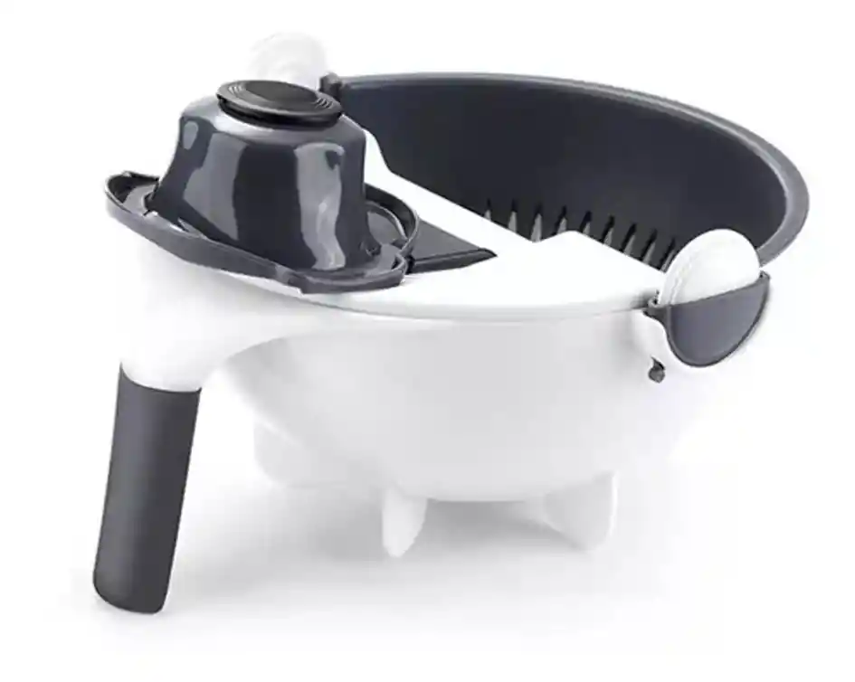 Cortador De Verduras Pica Todo 9 En 1 Escurridor Y Rallador