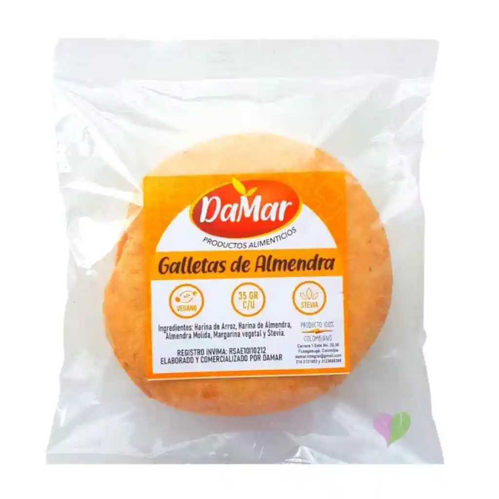 Galletas De Almendra 60gr (damar)	