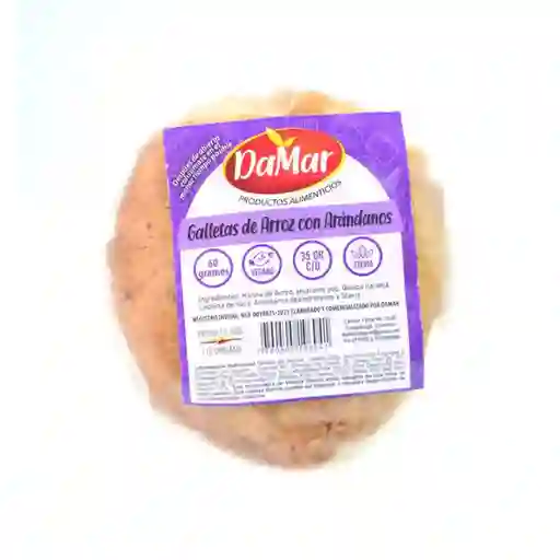 galletas de arroz con arandanos 60gr (Damar)