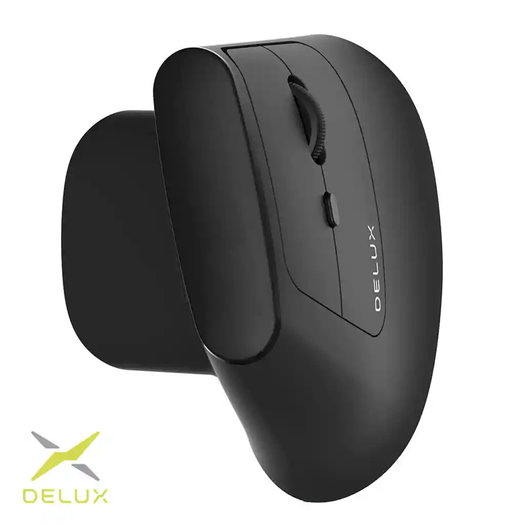 Mouse Vertical Wireless Recargable Delux Mv6 Gc / Ergonómico