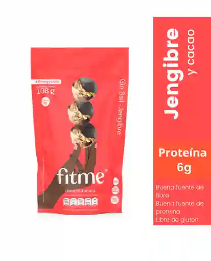 Sixball Jengibre Y Cacao Fitme 108 Gr