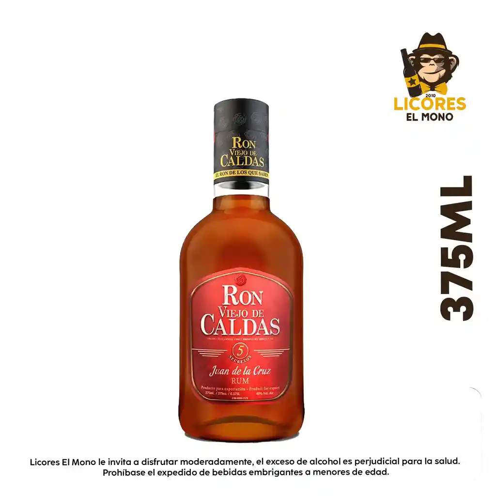 Ron Viejo De Caldas Juan Cruz 5 Años 375ml