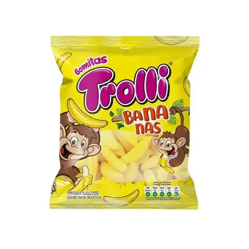 Gomita Bananas - Trolli X40gr