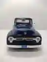 Carro De Colección Escala 1/24 Ford F100 Modelo 1956 Azul Noche