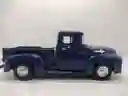 Carro De Colección Escala 1/24 Ford F100 Modelo 1956 Azul Noche