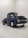 Carro De Colección Escala 1/24 Ford F100 Modelo 1956 Azul Noche