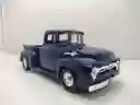 Carro De Colección Escala 1/24 Ford F100 Modelo 1956 Azul Noche