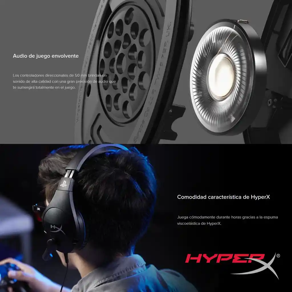 Diadema Gamer Hyperx Cloud Stinger Pc, Ps5 Ps4, Xbox, 3.5mm