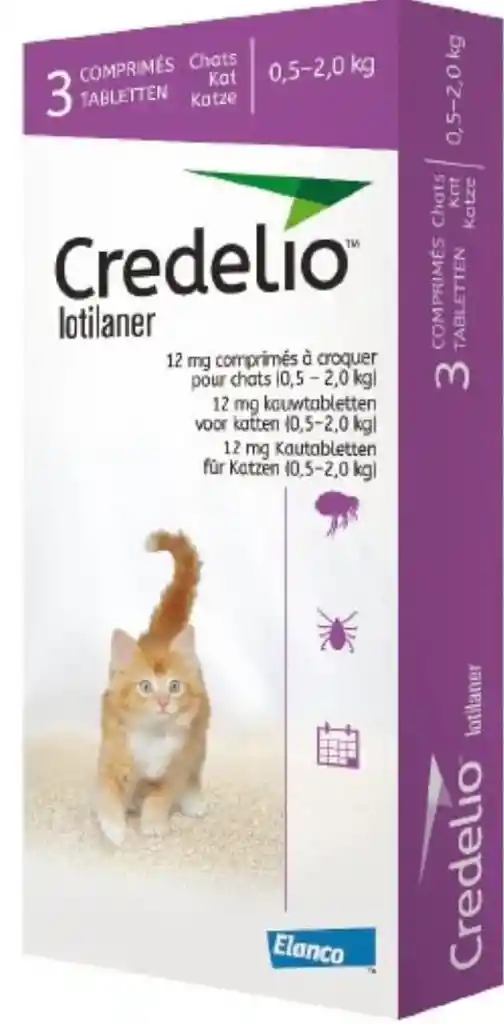 Credelio Gatos De 0.5 A 2.0kg X 1tb