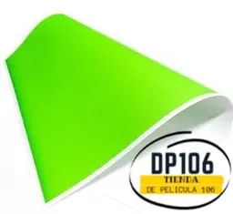 Papel Calipso Verde Neon Medio Pliego X 1 Und