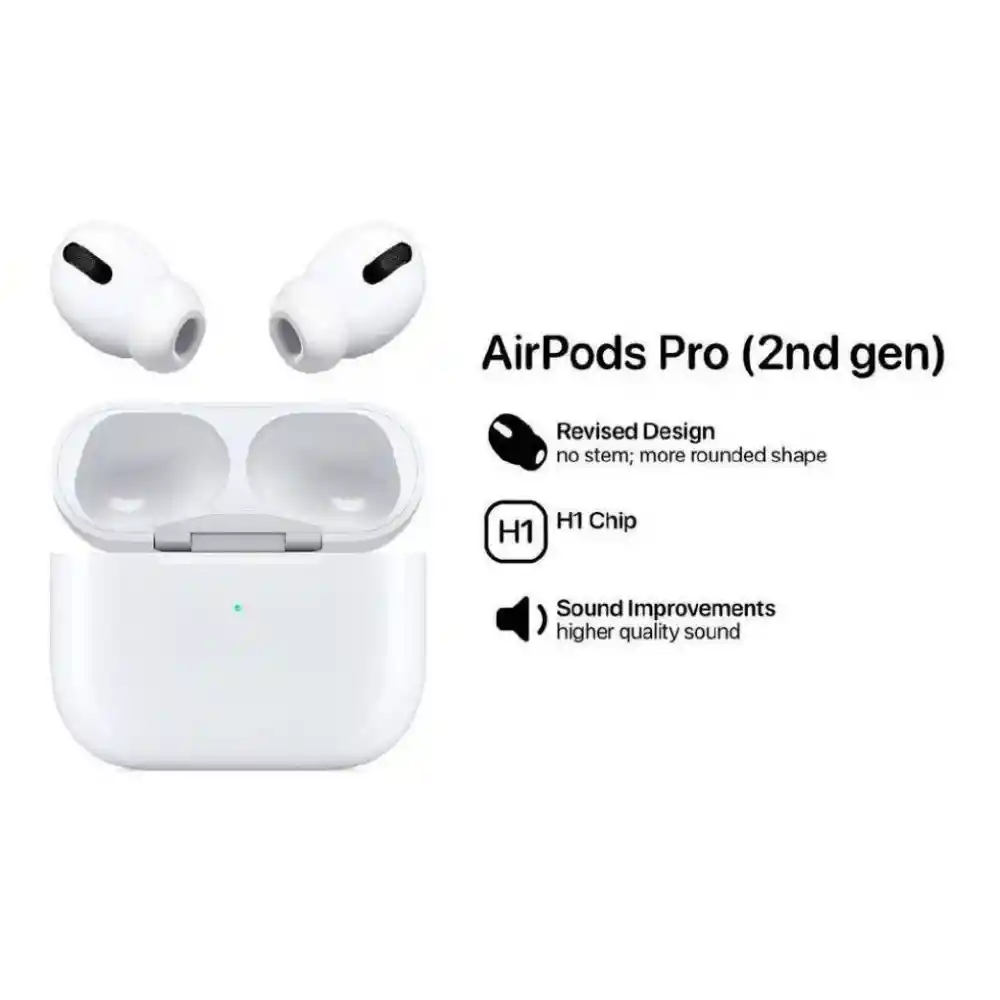 Airpods Pro 2 Generacion Control Volumen Tactil Audifonos Para Iphone