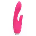 Vibrador Lujo Consolador Punto G Y Clítoris Juguete Sexual Doble Estimulación Xxoo