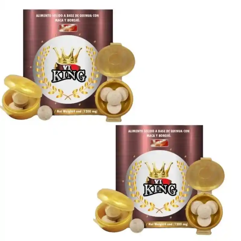 *2 Potenciador Sexual Unisex Vi King