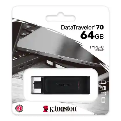 Usb C Kingston Datatraveler 70 64 Gb Usb 3.2