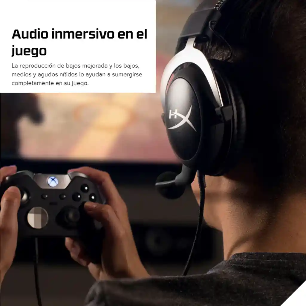 Hyperx Cloudx Diadema Gamer Pc, Xbox One Y Series X|s, Ps5|4