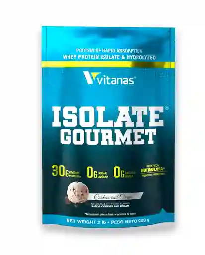 Proteina Isolate Gourmet Coockies Y Cream Vitanas 2 Lb