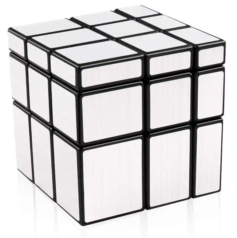 Cubo 3x3 Mirror Speed Cube Plateado