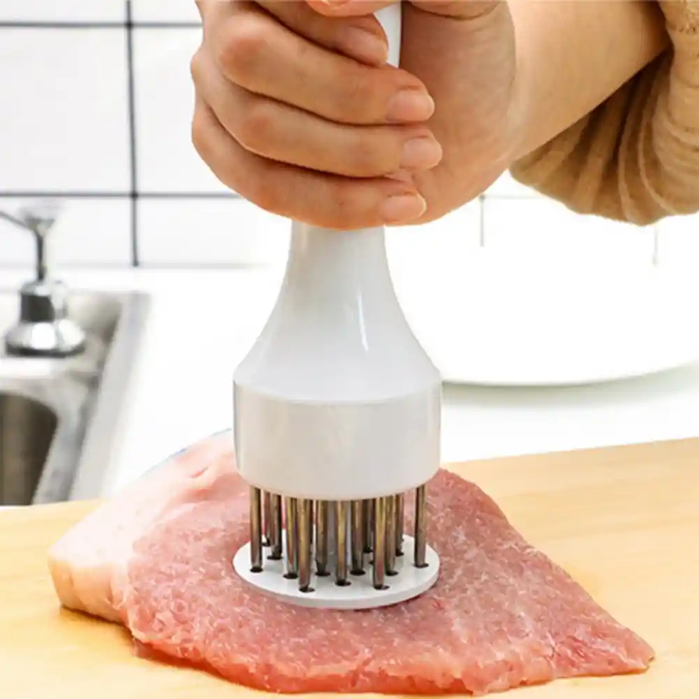 Ablandador Manual De Carne En Acero Inoxidable 16 Puntas Afiladas