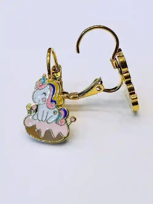 Arete Esmaltado Unicornio