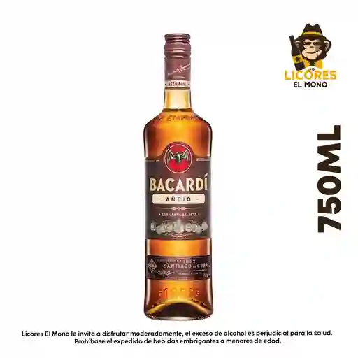 ron Bacardi anejo 750 ml