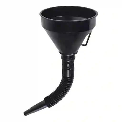 Embudo Plástico 500 Ml Con Cuello Flexible Tipo Manguera Moto Carro