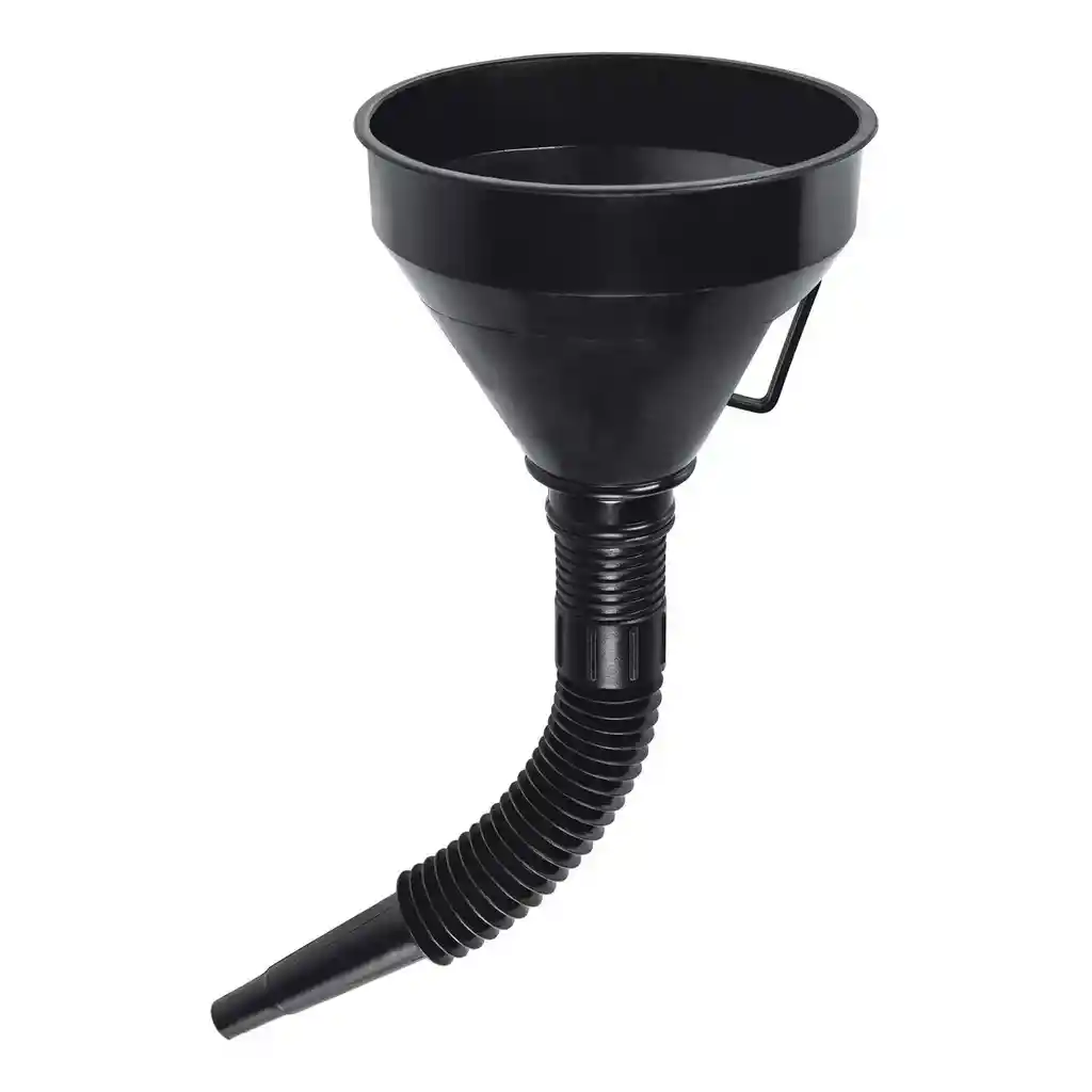 Embudo Plástico 500 Ml Con Cuello Flexible Tipo Manguera Moto Carro