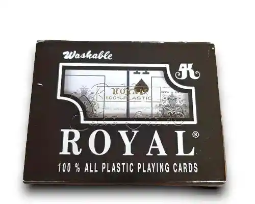 Cartas Poker Royal Estuche Plastificada