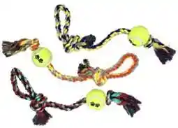 Juguete De Cuerda Trenzada Multicolor Con Pelota De Tennis