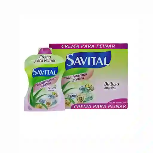 Crema Para Peinar Savital X22ml