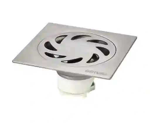 Rejilla Para Piso En Acero Inoxidable Vanguardista 10x10 Grival 937200001