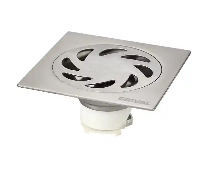 Rejilla Para Piso En Acero Inoxidable Vanguardista 10x10 Grival 937200001