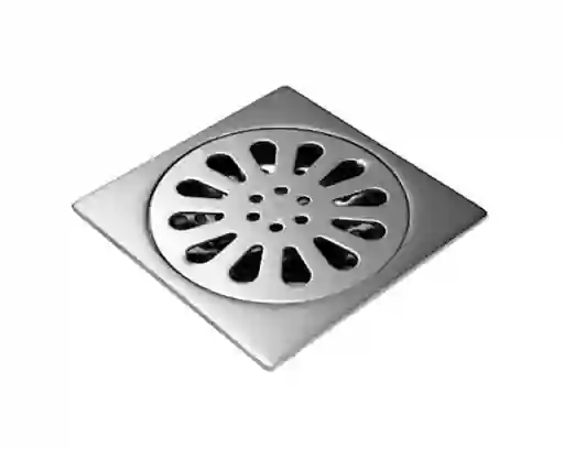 Rejilla Para Piso En Acero Inoxidable Vanguardista 10x10 Carpinter