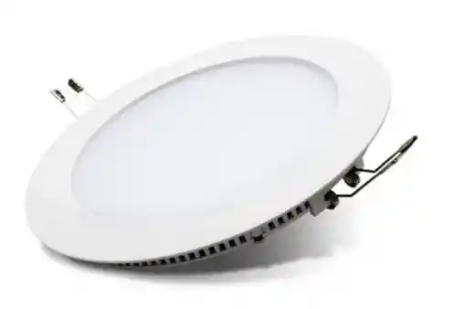 Panel Led Redondo 12w Incrustar Luz Dia Importado