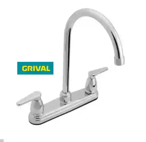 Mezclador Lavaplatos 8" Nogal Grival 455923331