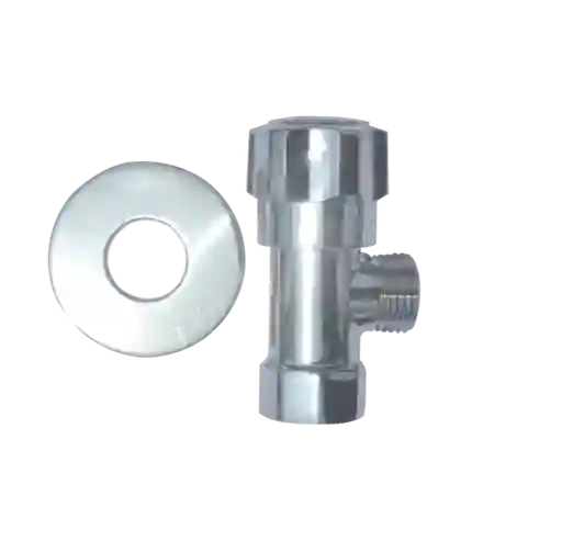 Valvula De Regulacion Sencilla Cromada Para Lavadora 1/2" X 3/4" Disaguas