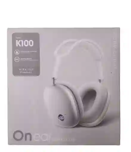 Audífonos Inalámbricos On Ear K100 Comodidad Superior